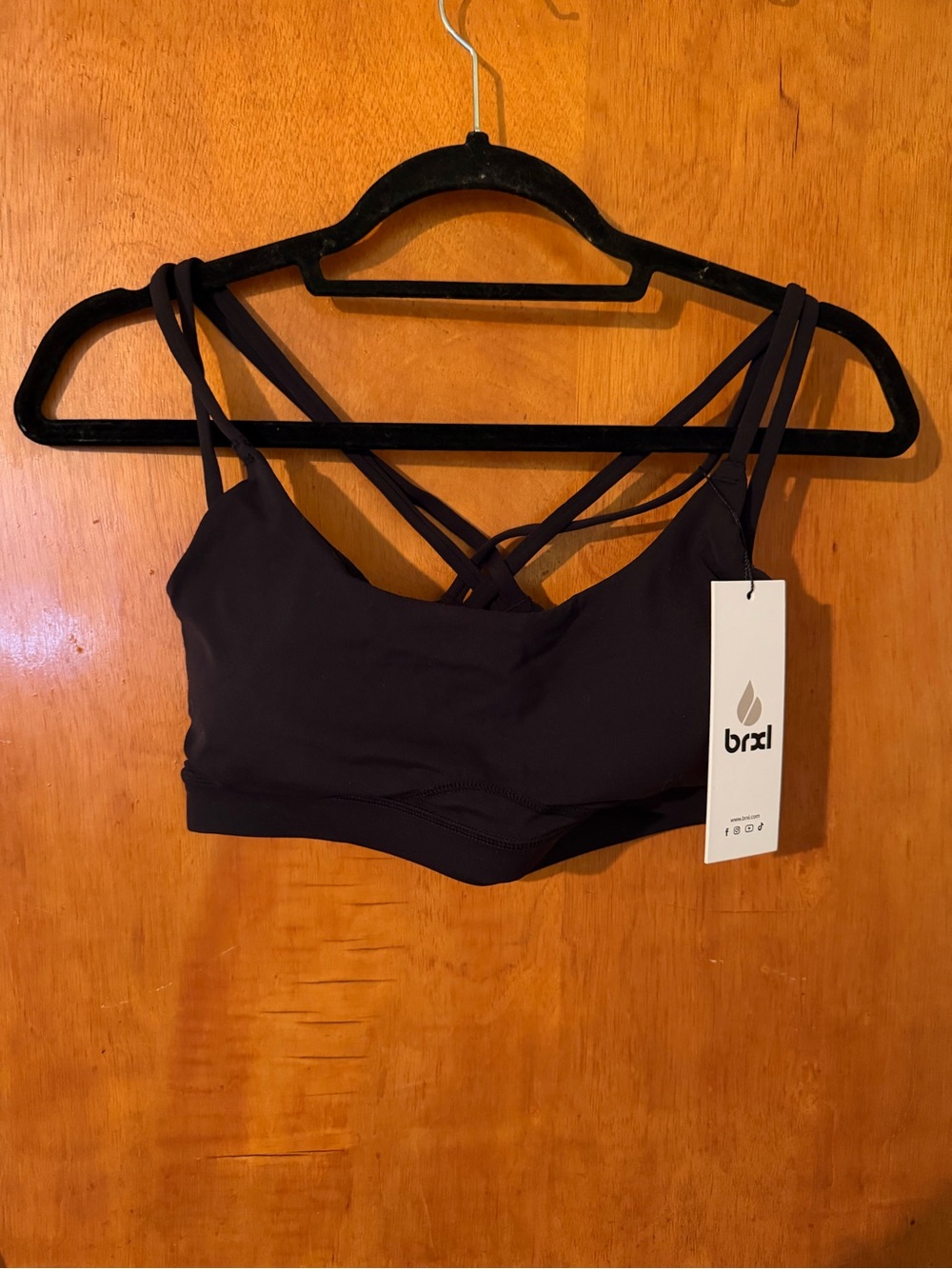 Brxl Black Bra- Size Small